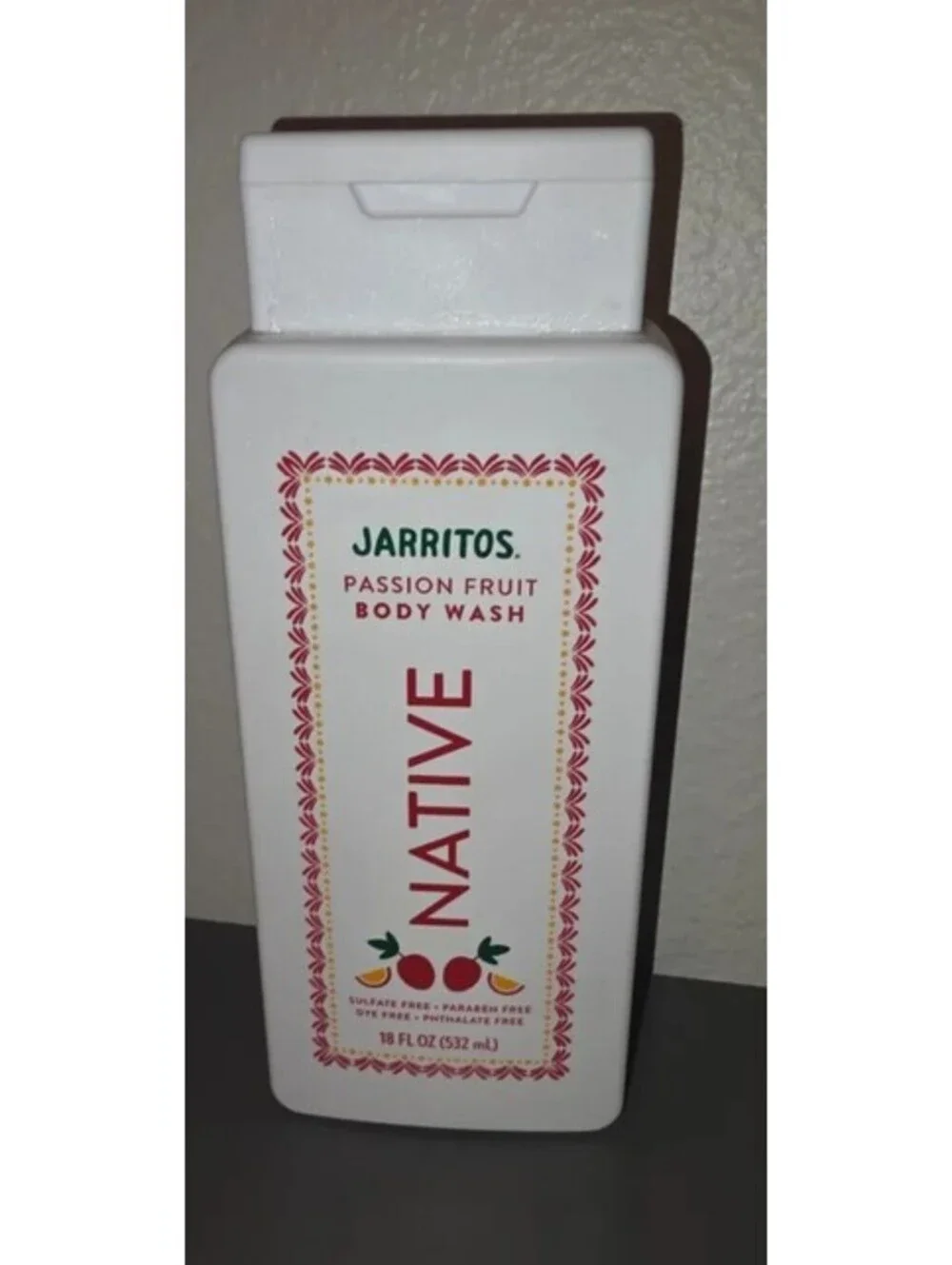 NATIVE JARRITOS PASSION FRUIT BODY WASH 18 FL OZ LIMITED EDITION SULFATE FREE